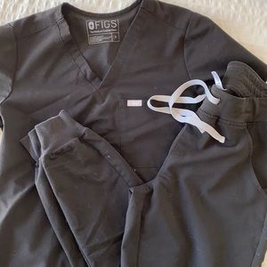 Figs Scrub Set | Black | S